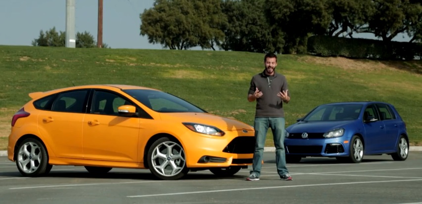 Motor Trend Pits New Ford Focus ST Against VW Golf R